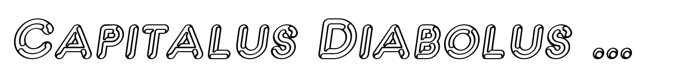 Capitalus Diabolus 3 Italic